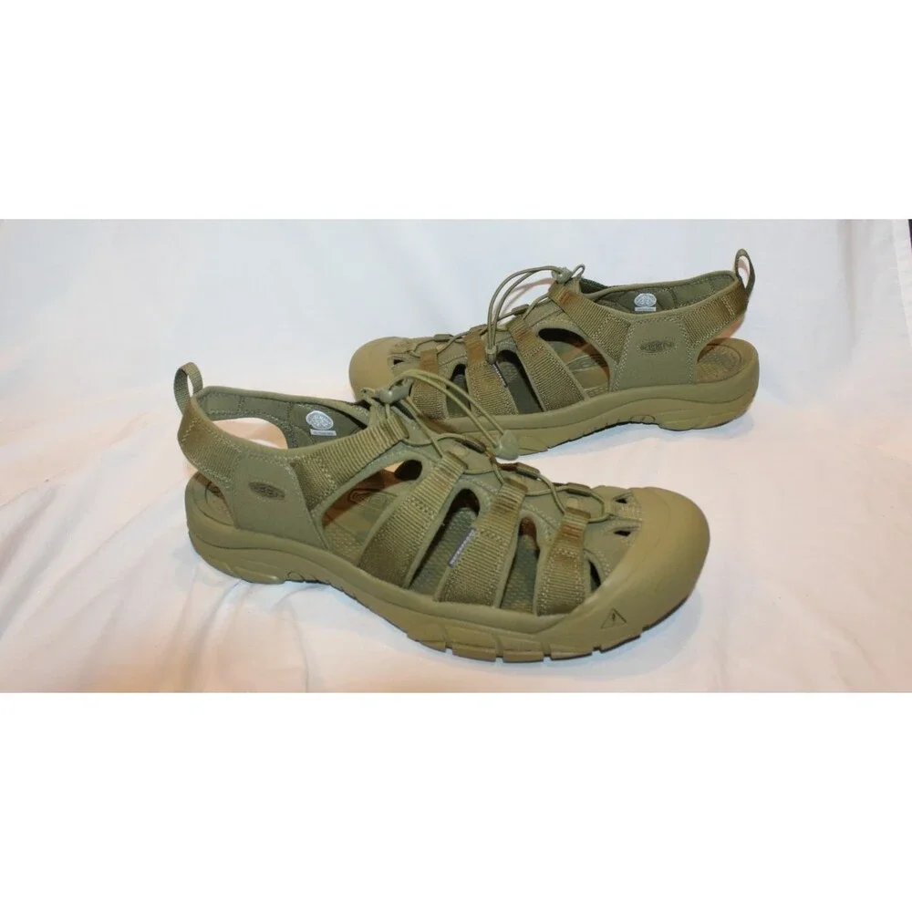 Keen Newport H2 Waterproof Indie Sport Hiking Sandals Men's 17 NEW OLIVE GREEN